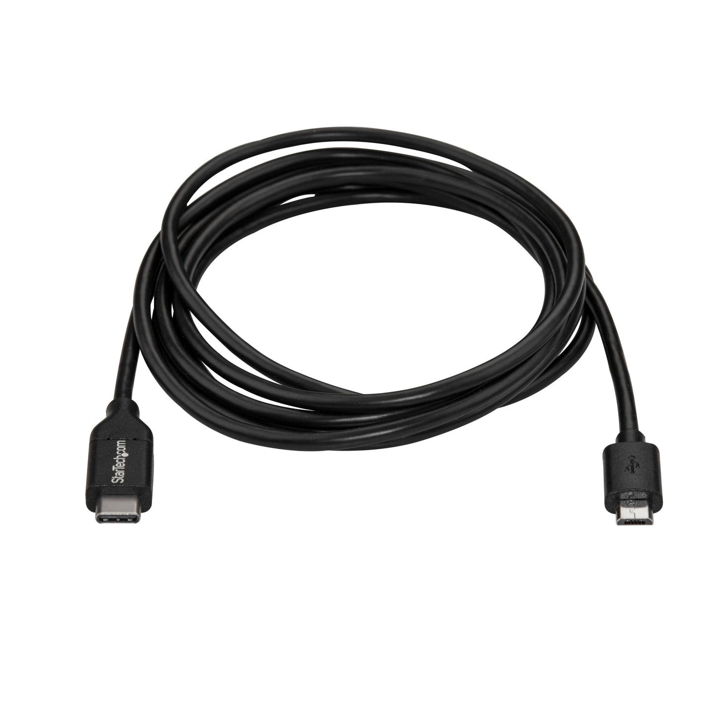 StarTech.com USB C to Micro USB Cable 2m 6ft - USB-C to Micro USB Charge Cable - USB 2.0 Type C to Micro B - Thunderbolt 3 Compatible (USB2CUB2M)