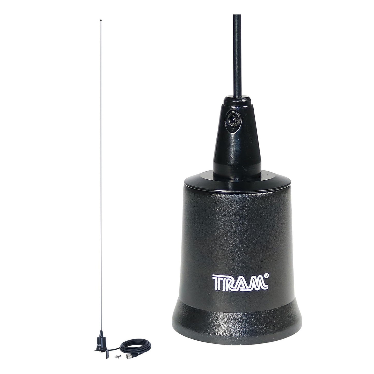 Tram Tunable 144MHz-174MHz Tunable VHF 3dBd Gain Trunk or Hole Mount Antenna Kit with PL-259 Connector
