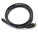 Micro HDMI to HDMI - 5 Feet, Support Full HD and 4K Audio and Video Output- Compatible with Sony Handycam HDR-CX405, HDR-CX455, HDR-CX675, FDR-AX33