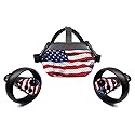 MightySkins Carbon Fiber Skin for Oculus Quest - American Flag | Protective, Durable Textured Carbon Fiber Finish | Easy to Apply, Remove, and Change