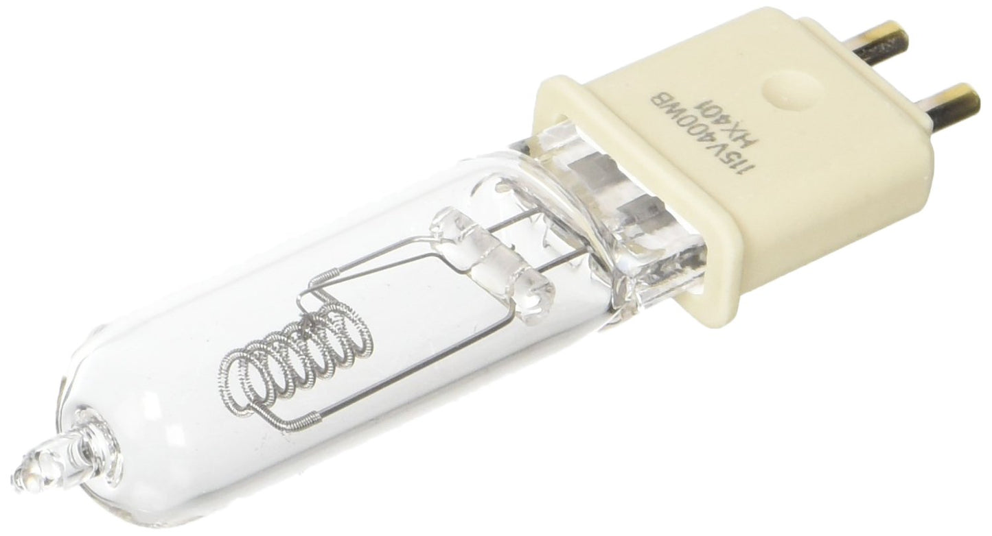 Ushio BC6359 1003023 - HX-401 - Stage & Studio - T6-400W Light Bulbs - 115V - G9.5 Base - 3050K