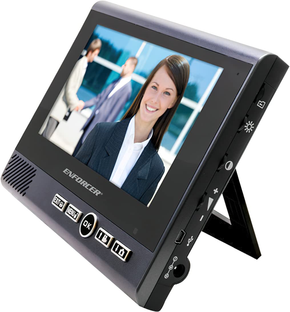 Seco-Larm DP-266-M7Q Additional 7" Wireless Color Video Door Phone Monitor for DP-266-1C7Q, GFSK Modulation, 2402-2480MHz Frequency, Wireless Range up