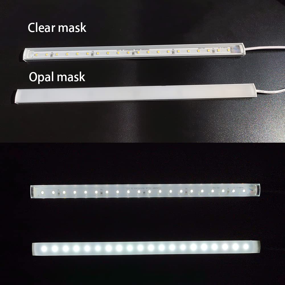 Under Cabinet Light, 12 Inch Plug in LED Closet Light with Memory Function, Cold White 6500K, Super Slim Dimmable Workbench,Under Counter Lights