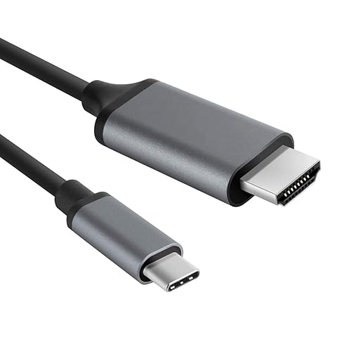 USB Type-C HDMI 4k HDMI Cable Compatible with Motorola Edge Plus for Home Office Extended Display Full 2160p@30Hz, 6Ft/1.8M Cable Thunderbolt 3/4