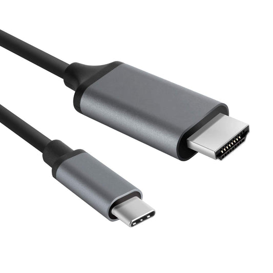 USB Type-C HDMI 4k HDMI Cable Compatible with Motorola Edge Plus for Home Office Extended Display Full 2160p@30Hz, 6Ft/1.8M Cable Thunderbolt 3/4