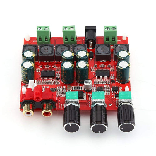 Audio Amplifier, Power Amplifier Board,TPA3118 2.1 Channel Stereo Subwoofer Digital Power Amplifier Board DC 12V-26V,Audio Power Amplifier Module