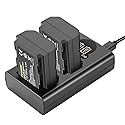 Neewer Replacement Battery and Charger Set for NP-FZ100, Compatible with Sony A7IV, A1, A9II, A7SIII, A7RIV, A7III, FX3, FX30, A9, A6700, ZV-E1