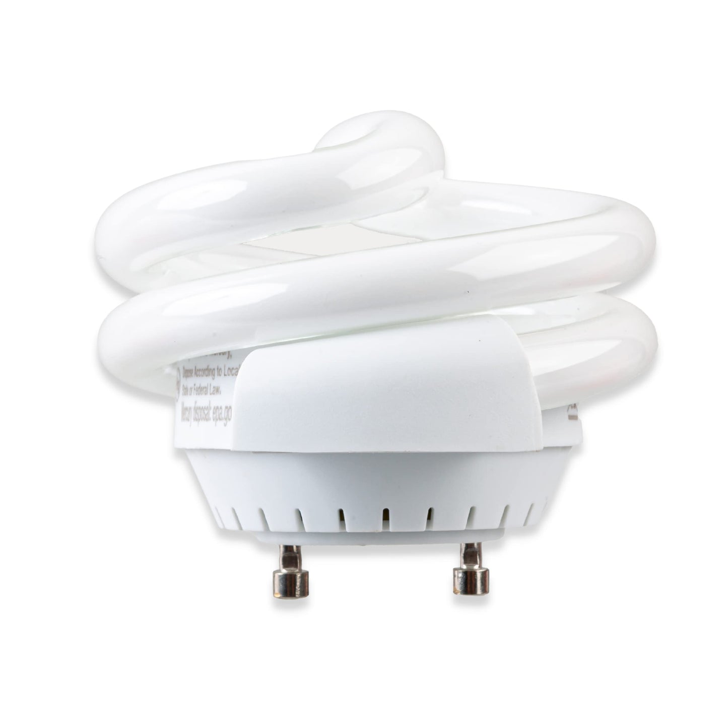SLEEKLIGHTING GU24 13W T2 Spiral CFL Puck Light Bulb 2700K Warm White 2-Prong