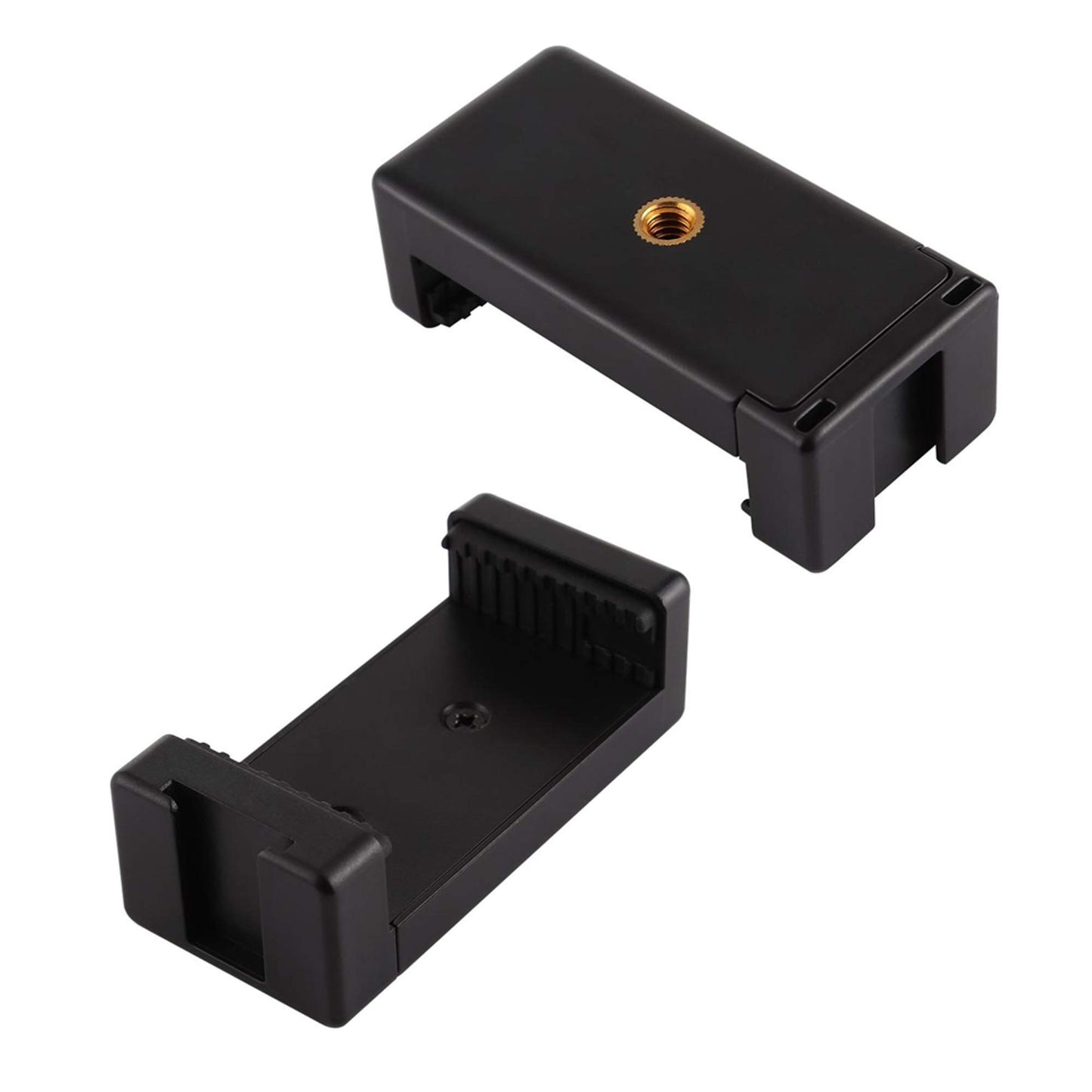 Vidpro CL-2 Tripod Mountable Smart Phone Clamp Cradle with Cold Shoe Mount. 1/4-20 Socket Attaches to Tripods, Monopods, Spring Clamp Accepts Phones