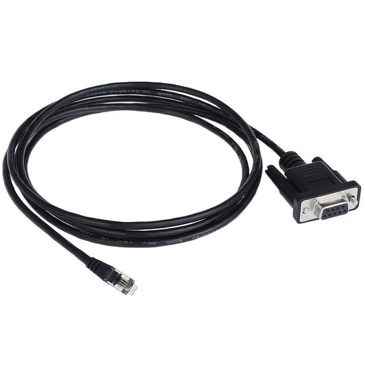LIANSHU Nexstar RS 232 PC Interface Cable(RS 232 DB9Pin Female to RJ11 4P4C) L=6FT Black (1Pack)