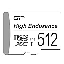 Silicon Power 512GB High Endurance UHS-I microSDXC Memory Card with SD Adapter