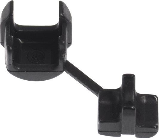 The Hillman Group 58240 0.500 Diameter Round Strain Relief Bushing, 10-Pack , Black