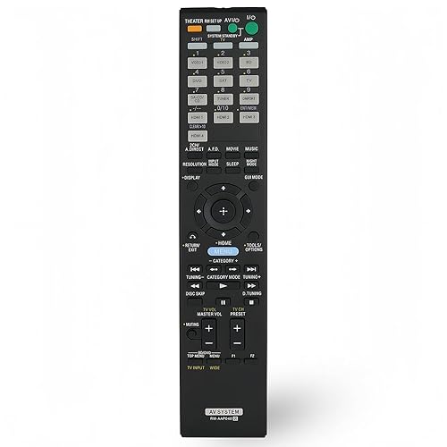 Replacement Remote Control RM-AAP040 for Sony 148786411 RM-AAP051 148785711 RM-AAP016 STR-DH700 STR-DG720 STR-K990 RMAAP016 148010011 STR-DG810 AV