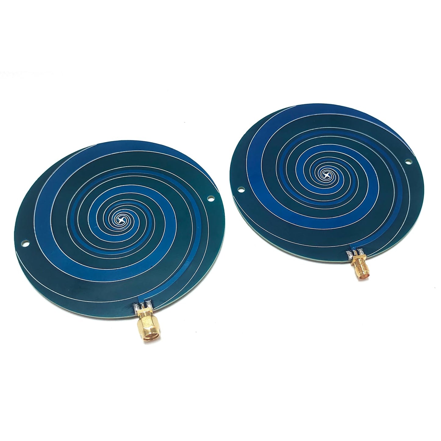 Left/Right Rotating Circularly Polarized Ultra Wideband UWB AntennaWireless Location Ranging PCB Omnidirectional Flat Panel Antenna 1GHz~10GHz RX/TX
