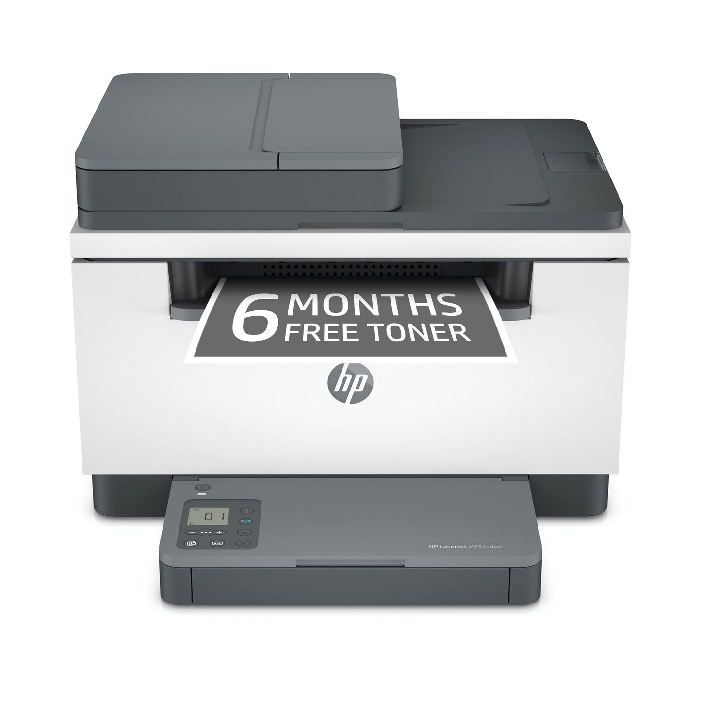 HP LaserJet MFP M234sdwe Wireless Monochrome All-in-One Printer with built-in Ethernet & fast 2-sided printing, HP+ and bonus 6 months Instant Ink