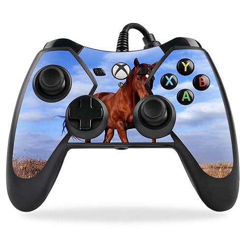 MightySkins Skin Compatible with PowerA Pro Ex Xbox One Controller case wrap Cover Sticker Skins Horse