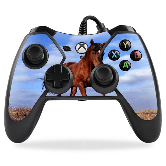 MightySkins Skin Compatible with PowerA Pro Ex Xbox One Controller case wrap Cover Sticker Skins Horse