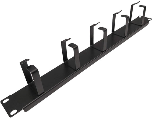 Electriduct 1U D-Ring Cable Manager - Route Cable Bundles - Wire Management System