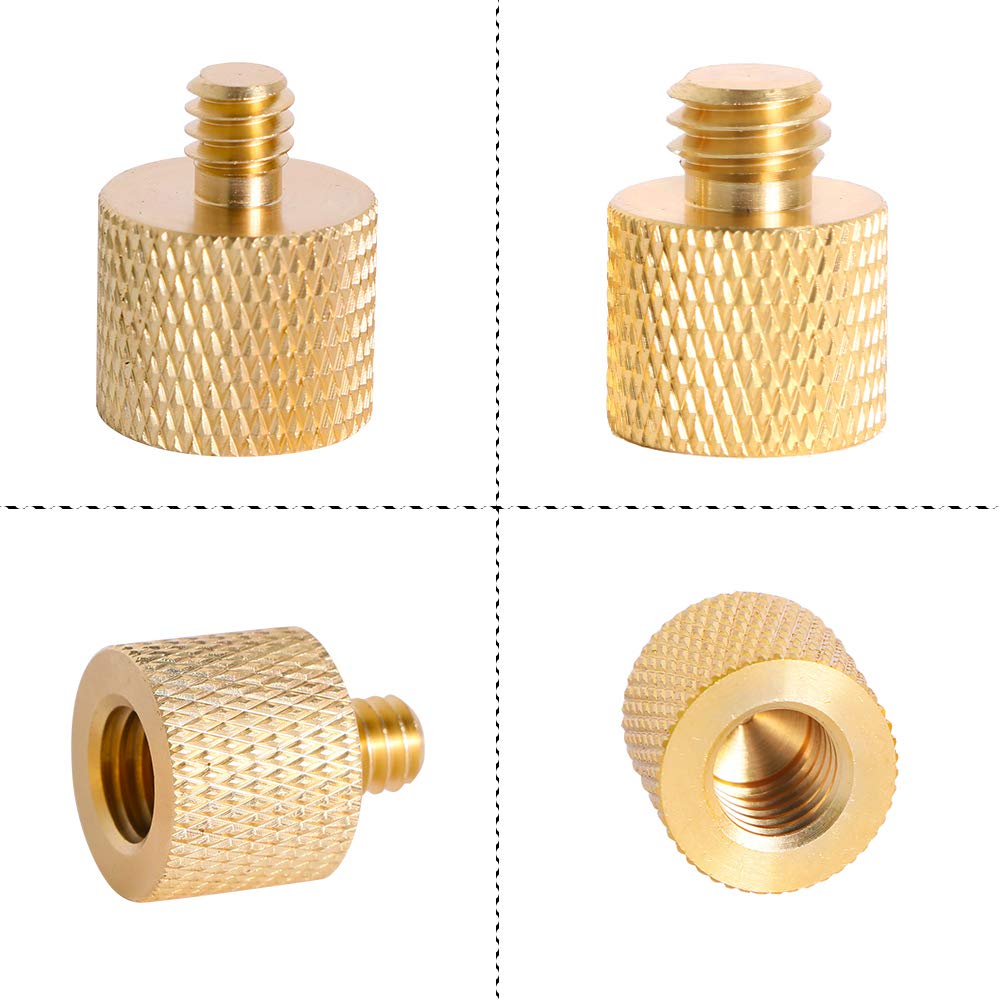 Homeet 26PCS Camera Screws Mount Set 1/4 Inch and 3/8 Inch Threaded Converter Screws Adapter Flash Shoe Mount for DSLR