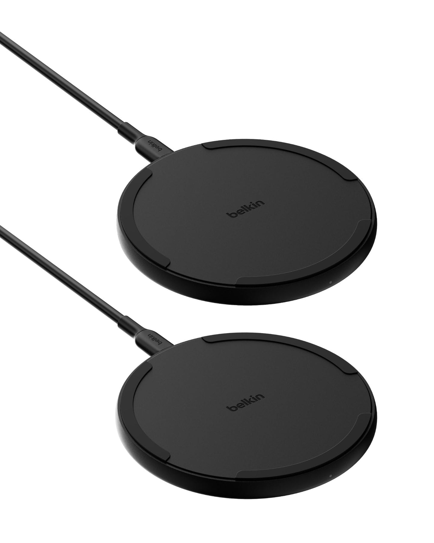 Belkin Wireless Charging Pad 15W - Qi Charger - Wireless Charger iPhone 17, Charging Station for Apple iPhone 16/15/14 Series, AirPods, Samsung Galaxy