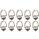 Danger Buddies Camera Carabiner Clip D-Ring - Easily Attach a Carabiner to your Camera with this 1/4-20 Tripod Mount D-Ring (10-Pack)