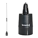 Tram-Browning 406 to 510 MHz UHF 4 dBd Gain Pre-Tuned Wideband NMO Antenna, Black
