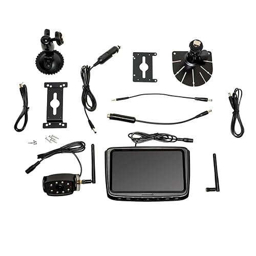 Brandmotion Wireless Observation IR Camera System with 7? HD Monitor | Compatible with RAM 1500 (09-2018) and Heavy Duty (2010-Current) | ADHS-7810v2