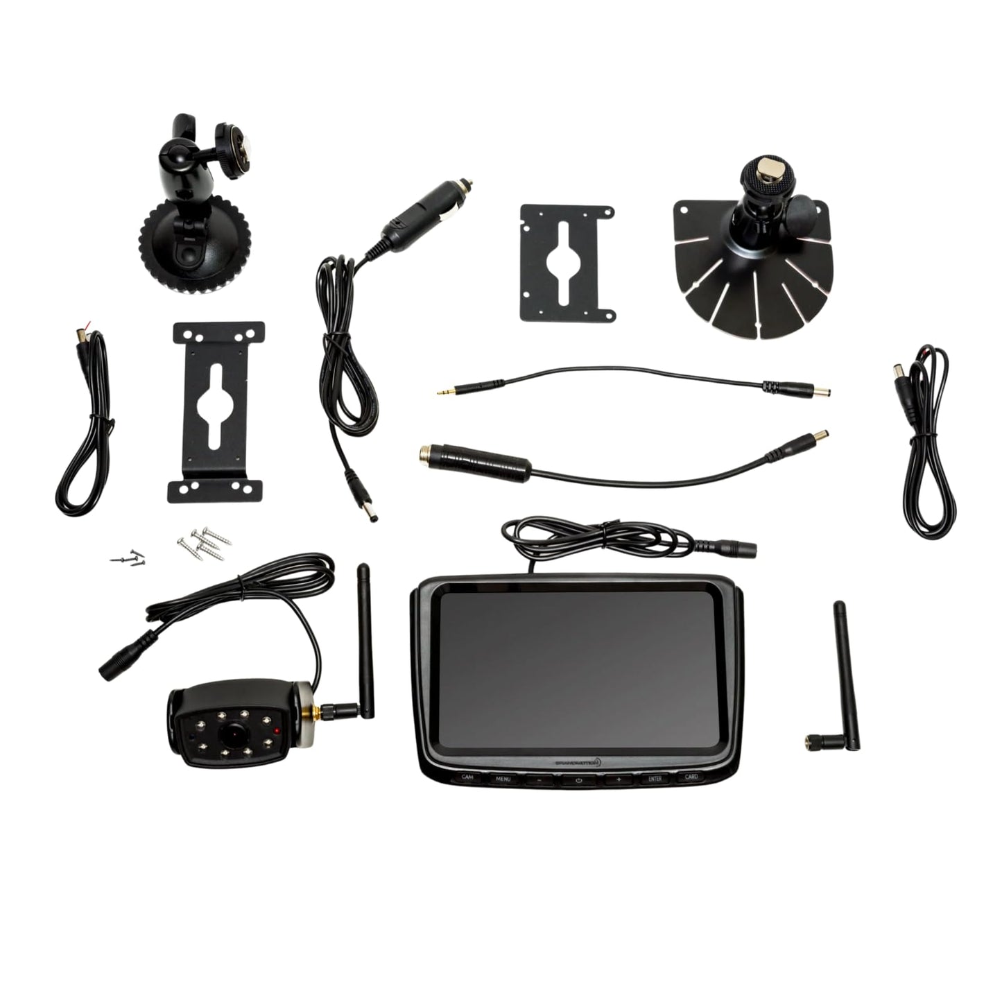 Brandmotion Wireless Observation IR Camera System with 7? HD Monitor | Compatible with RAM 1500 (09-2018) and Heavy Duty (2010-Current) | ADHS-7810v2