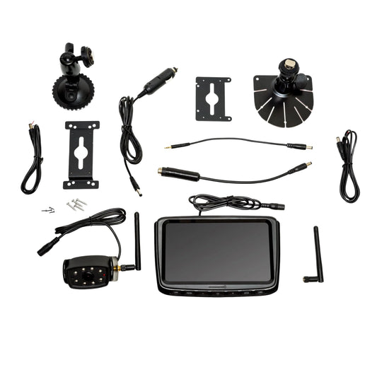Brandmotion Wireless Observation IR Camera System with 7? HD Monitor | Compatible with RAM 1500 (09-2018) and Heavy Duty (2010-Current) | ADHS-7810v2