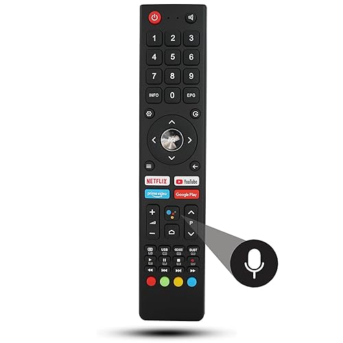 Voice Replacement Remote Control Compatible for JVC RM-C3367 LT-50KC508 50" Smart 4K UHD Android TV