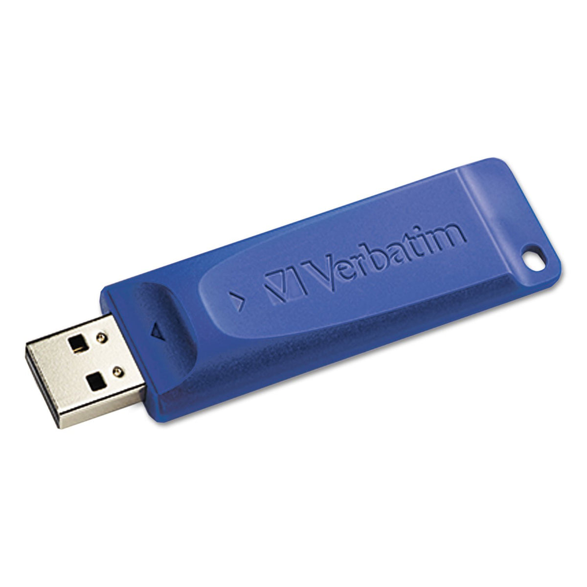 Verbatim 32GB USB 2.0 Flash Drive, Retractable Capless USB-A Design, Blue