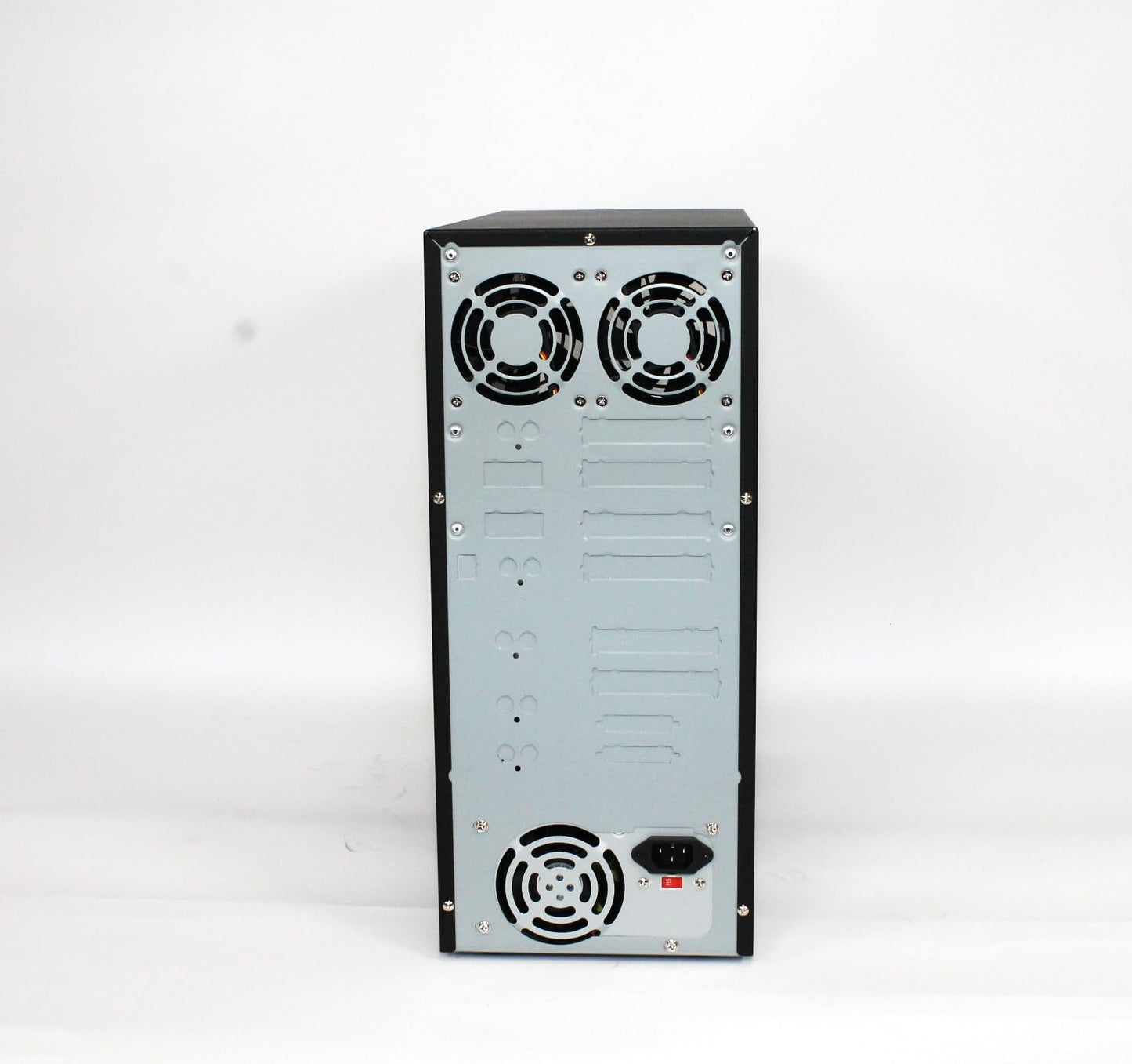 DupliM External 9-Bay Duplicator Case Enclosure Tower for DVD CD Blu-ray HDD USB - Includes 400-Watt UL Power Supply