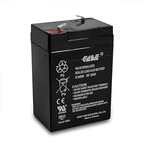Casil 6v 5ah Replacement Battery Compatible with Ritar RT645