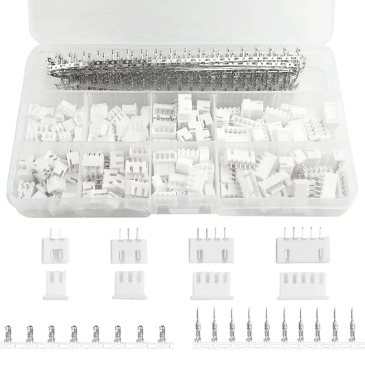 XINGYHENG 560Pcs Pin housing and Male/Female Pin Head Connector Adapter Plug Set(Compatible with 2.54mm JST-XHP2/3/4/5)