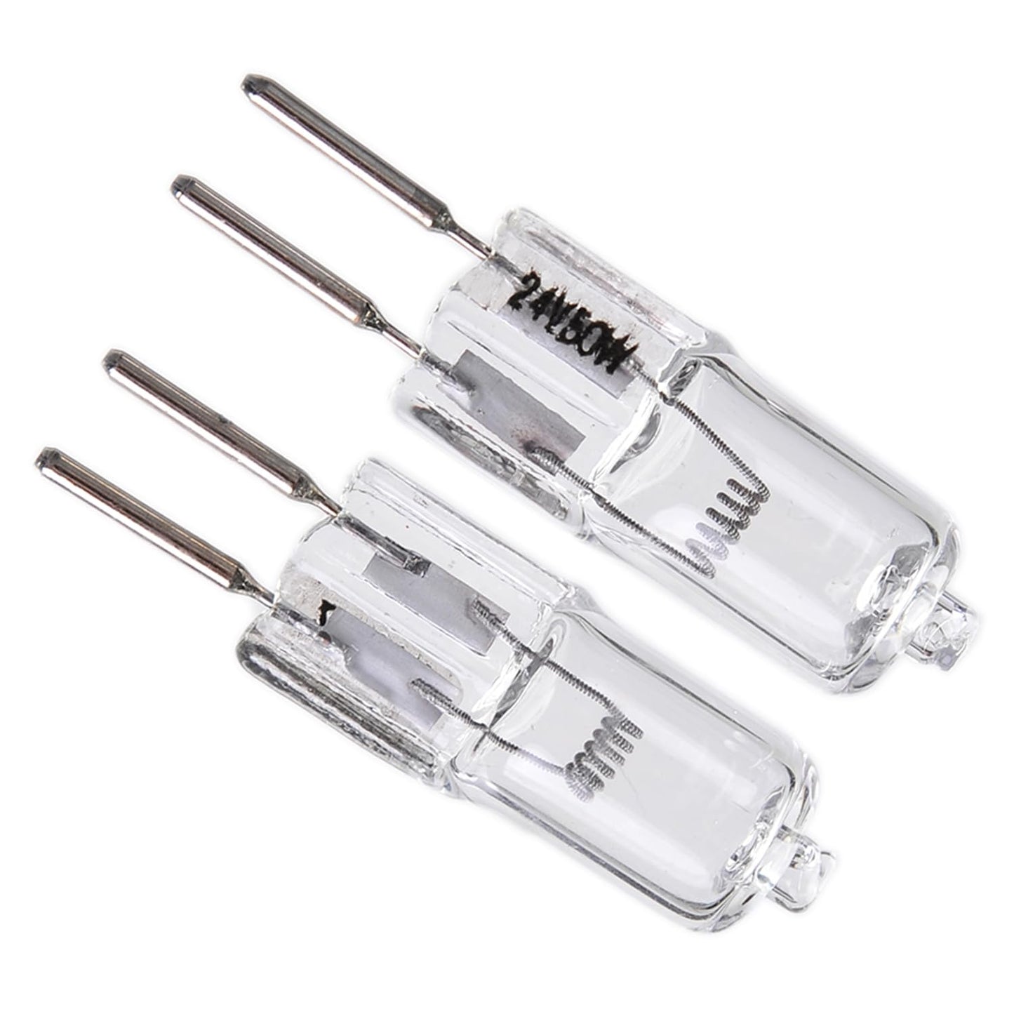 Othmro 2Pcs Halogen Bulbs, 50W 24V Halogen Light Bulbs, 3000K Lighting Bulbs, G5.3 Light Bulbs Soft White Under Cabinet Puck Lighting Replacements