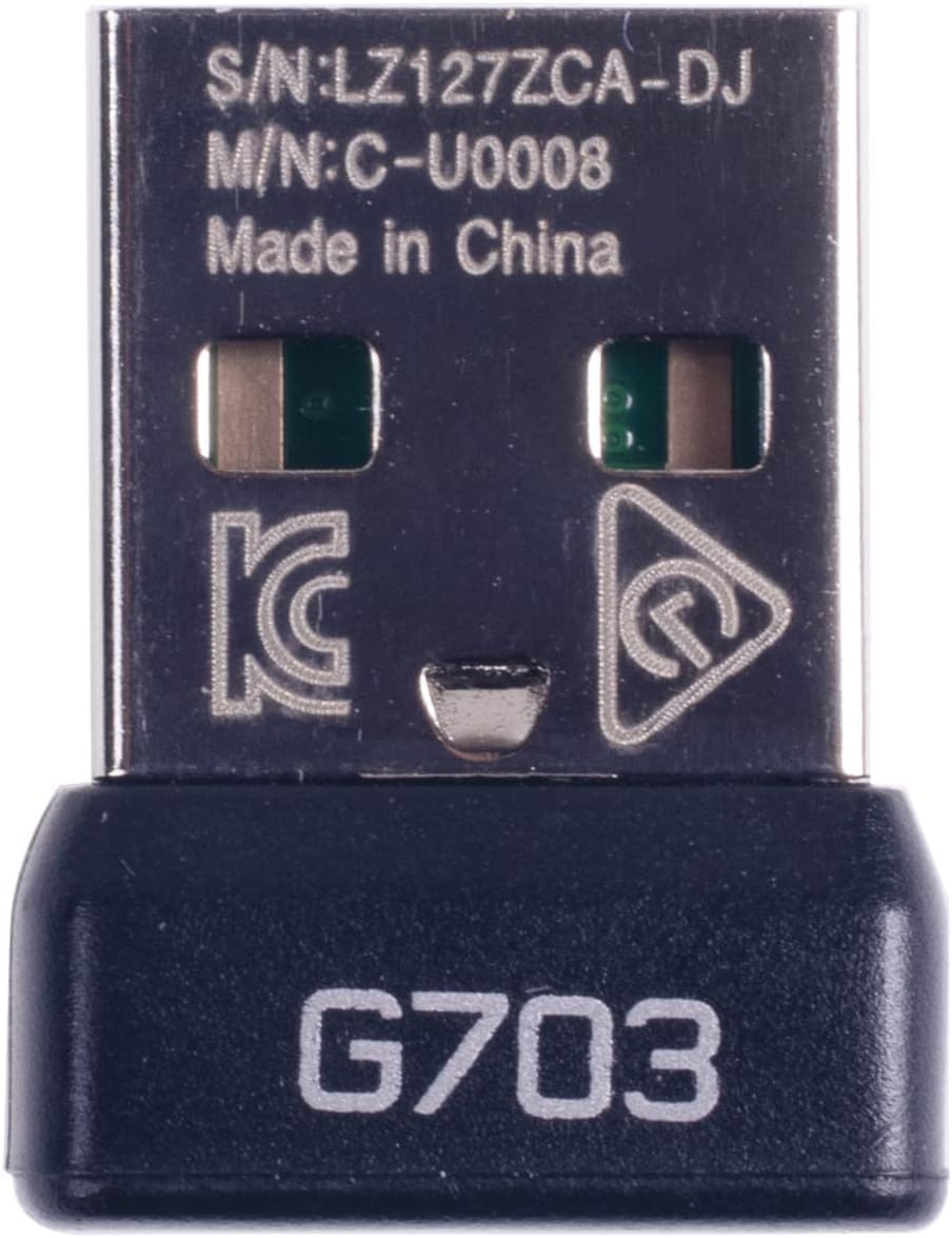 USB Dongle Mouse Receiver Adapter Replacement for Lightspeed G703 G900 G903 G403 G603 Gaming Wireless Mouse (G703)