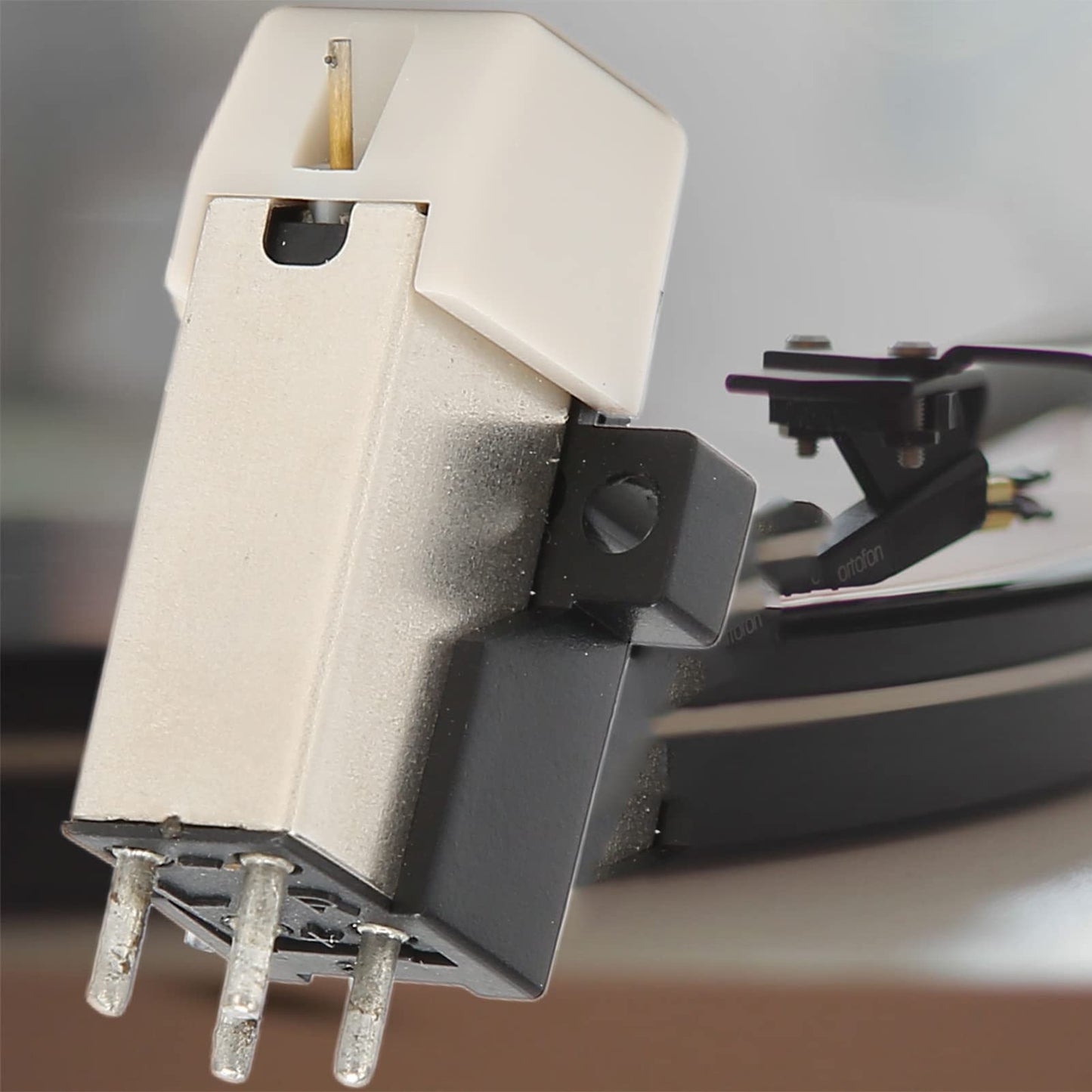 PUSOKEI Magnetic Cartridge with Needle for Turntable Record Player Standard Mount Accurate Record Function