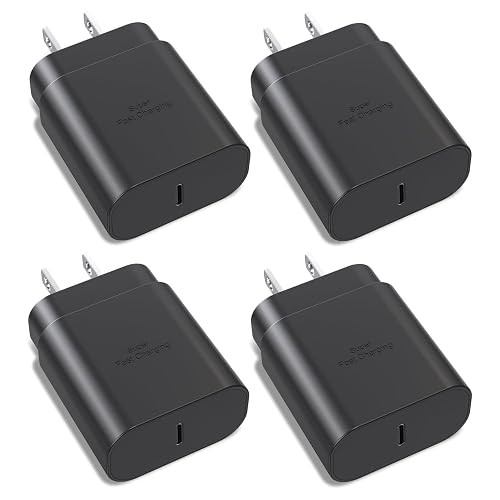 Samsung USB C Charger Block 25W PD Super Fast Charger Type C Wall Plug Adapter Quick Charging for Samsung Galaxy S26/S25/S24/S23/S22/S21/S20/Z Fold