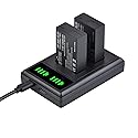 Pickle Power EN-EL20 EN-EL20a Battery and Charger Compatible with Nikon Coolpix P1000, P950, DL24-500, Coolpix A, 1 AW1, 1 J1, 1 J2, 1 J3, 1 S1, 1 V3