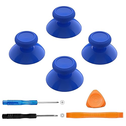 TOMSIN Replacement Joysticks for Xbox One,for Xbox Series X/S Controller,4PCS True Rubberized Thumbsticks Repair Kit for Xbox One Wireless