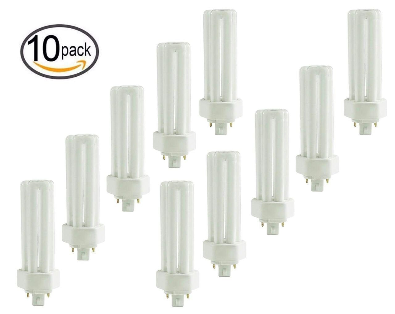 Circle PLT-26W 865 26W Triple Tube CFL GX24q-3 6500K Daylight 10 Pack