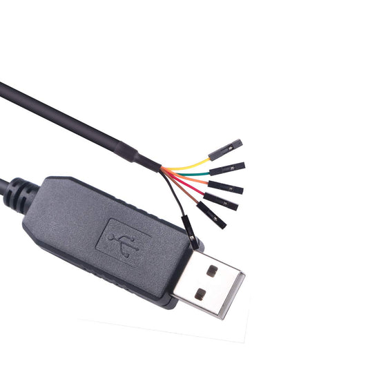 Green-utech USB to TTL 5v 6 Pin 1'' Terminal Block Female Socket Header UART Serial Cable FT232RL Chip for Windows,Linux and Mac OS (5V, 6Pin 2.54mm