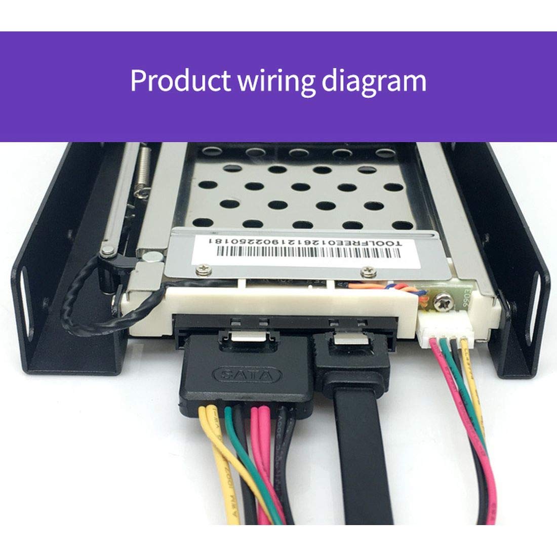 TOOLFREE 2.5 inch Single/Dual Bay SATA 6Gbps HDD/SSD Hard Disk Enclosure Extraction Box with Tool-Free Swap, LED Indicator, Lockable Hard Drives