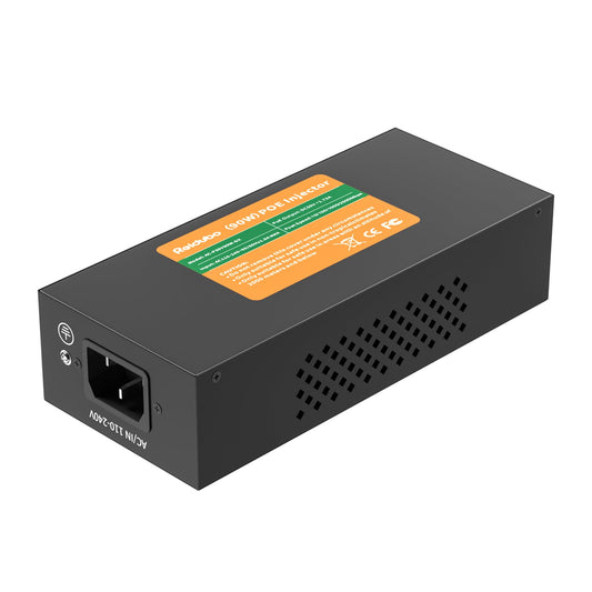 2.5Gb PoE Injector Adapter 90W, IEEE 802.3bt/at/af Compliant, Converts Non-PoE to PoE Network, 100/1000/2500Mbps RJ45, Up to 328 ft, Plug & Play (90W)