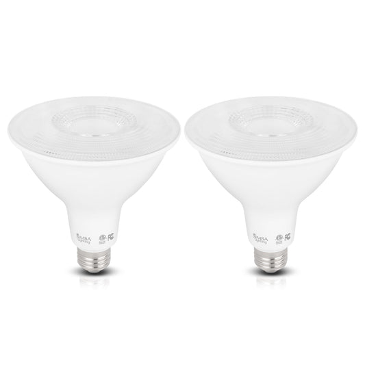 Simba Lighting LED PAR38 18W 120V ETL Listed Light Bulb E26, 5000K, 2 Pack