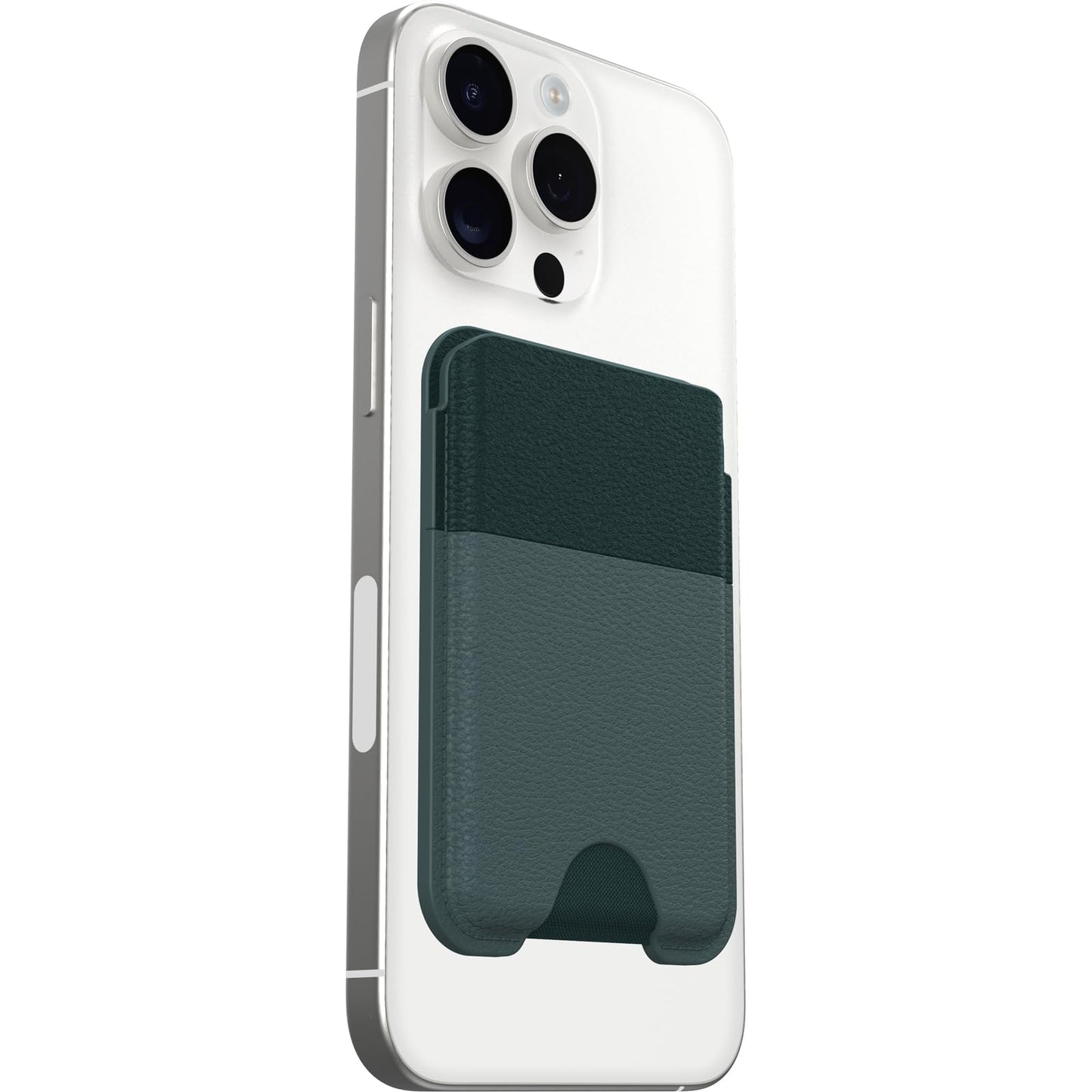 OtterBox Symmetry Series Cactus Leather Wallet for MagSafe (Case Sold Separately) - SAGEBRUSH GREEN
