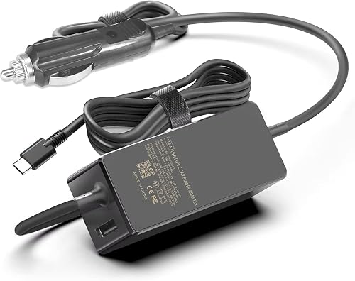 100W USB C Laptop Car Charger for Dell Latitide,for Lenovo Thinkpad/Yoga/IdeaPad, MacBook Pro/Air, HP Spectre/Elitebook, LG Gram, Samsung Laptop Car