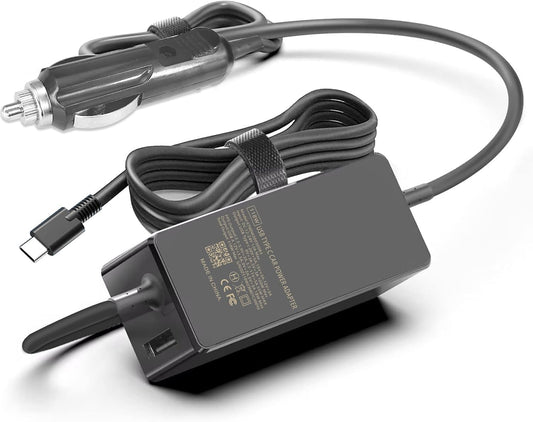 100W USB C Laptop Car Charger for Dell Latitide,for Lenovo Thinkpad/Yoga/IdeaPad, MacBook Pro/Air, HP Spectre/Elitebook, LG Gram, Samsung Laptop Car