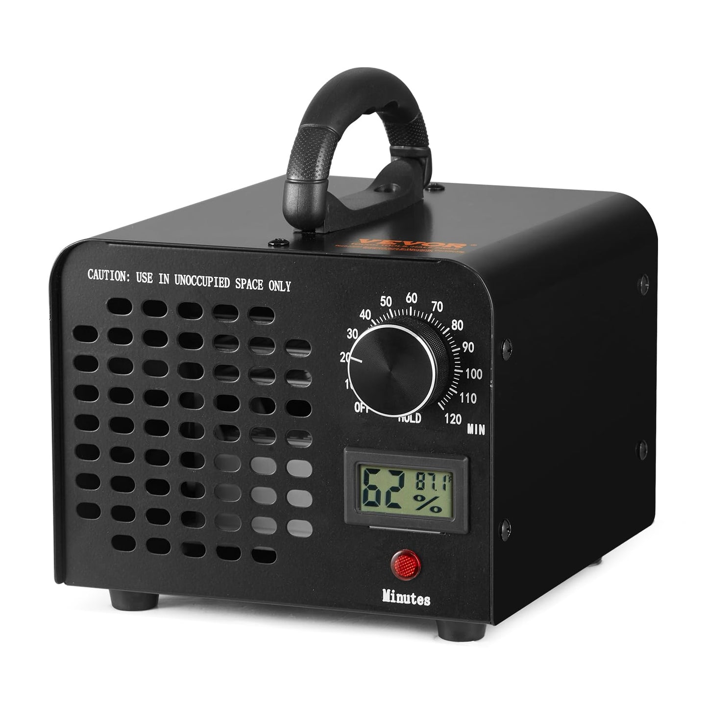 VEVOR Ozone Generator, 24000mg/h Ozone Machine, High Capacity Commercial/Industrial Ozone Generator Machine with 0-120 min Time Setting for Rooms