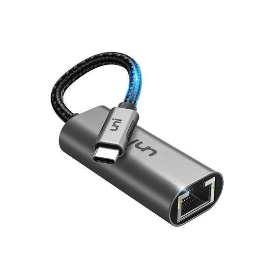 uni USB C to Ethernet Adapter, Driver Free RJ45 to USB C [Thunderbolt 3/4 Compatible], 1Gbps Type-C Gigabit Ethernet LAN Network Adapter for MacBook